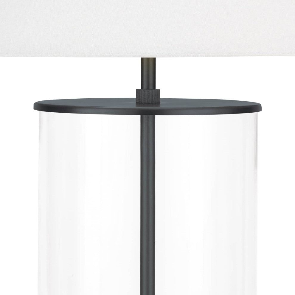 Magelian Glass Table Lamp, Oil Rubbed Bronze