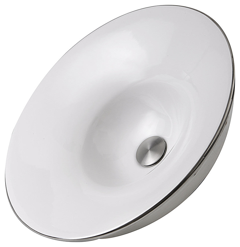 Nantucket Sinks St. Malo Italian Fireclay Vanity Sink