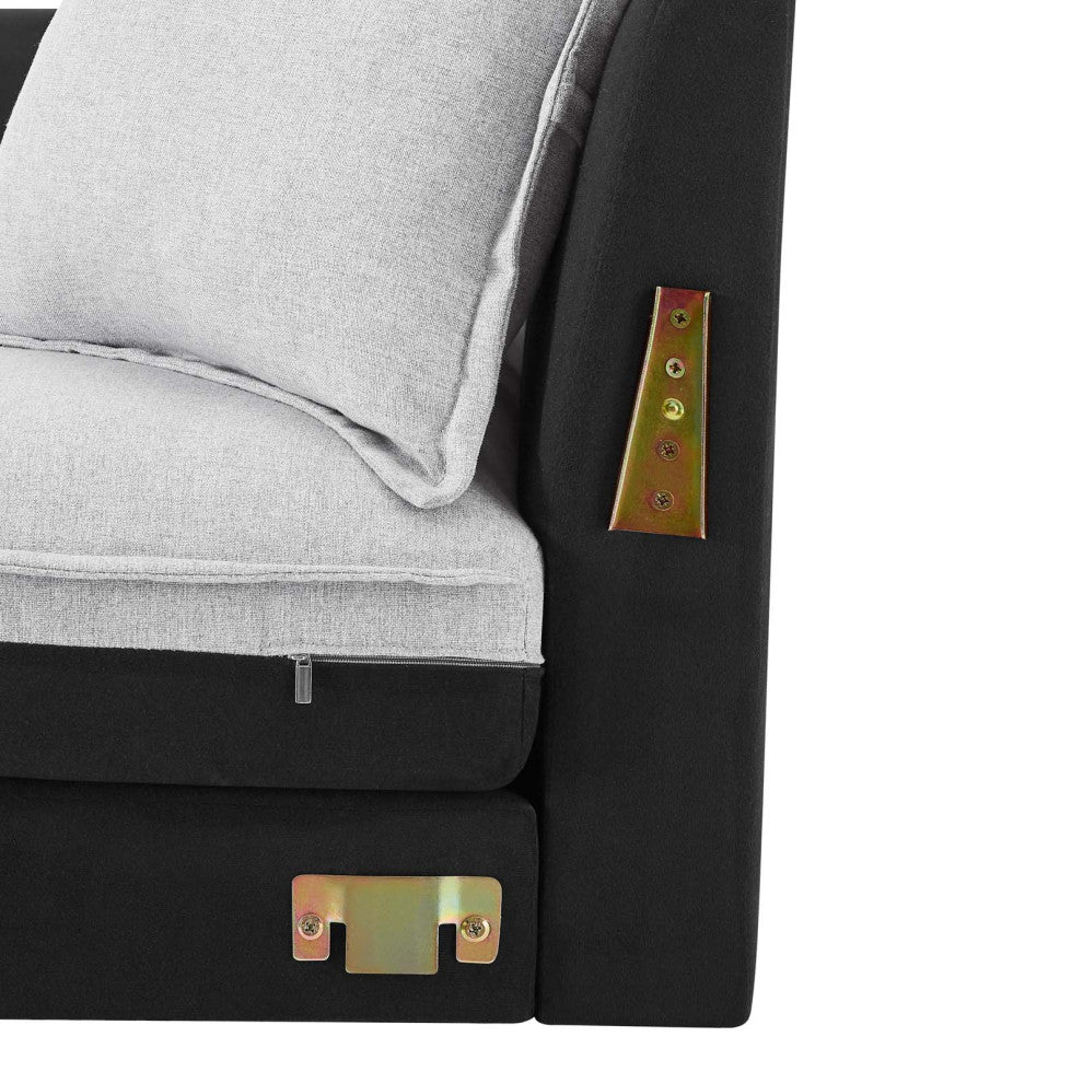 Sofa, Fabric, Gray, Modern, Living Lounge Room Hotel Lobby Hospitality