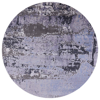 Ahgly Company Indoor Round Mid-Century Modern Area Rugs, 4' Round