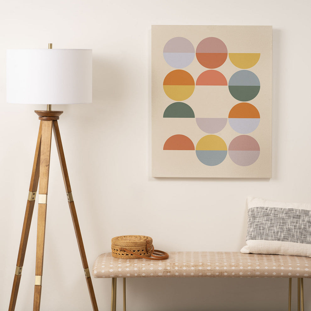 Alisa Galitsyna Pastel Geometric Shapes 2 Art Canvas