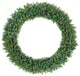 Pre-Lit Buffalo Fir Commercial Artificial Christmas Wreath, Multi LED Lights, 6'