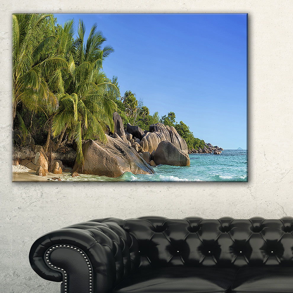 "Anse Lazio Praslin Island Seychelles" Large Wall Artwork, 1 Panel