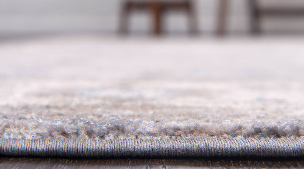 Unique Loom Gray Itzling Salzburg 2'x3' Area Rug