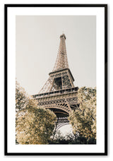 Satin Black 8" x 10" Parisian Icon Framed Print