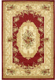 Unique Loom Red Henry Versailles 4' 0 x 6' 0 Area Rug
