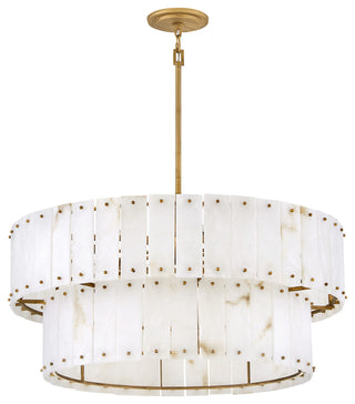 Fredrick Ramond Simone Medium Drum Chandelier, Burnished Gold