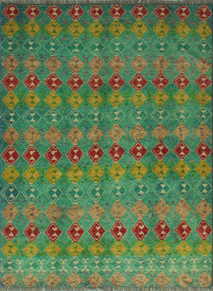 Balochi Anitza Green Rug