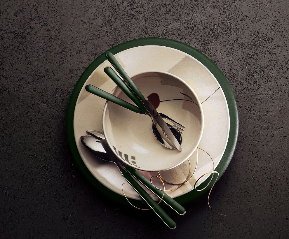 Fantasia Flatware, Green, 5-Piece Set