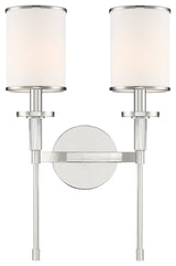 Crystorama Lighting Group HAT-472 Hatfield 2 Light 19" Tall Wall - Polished