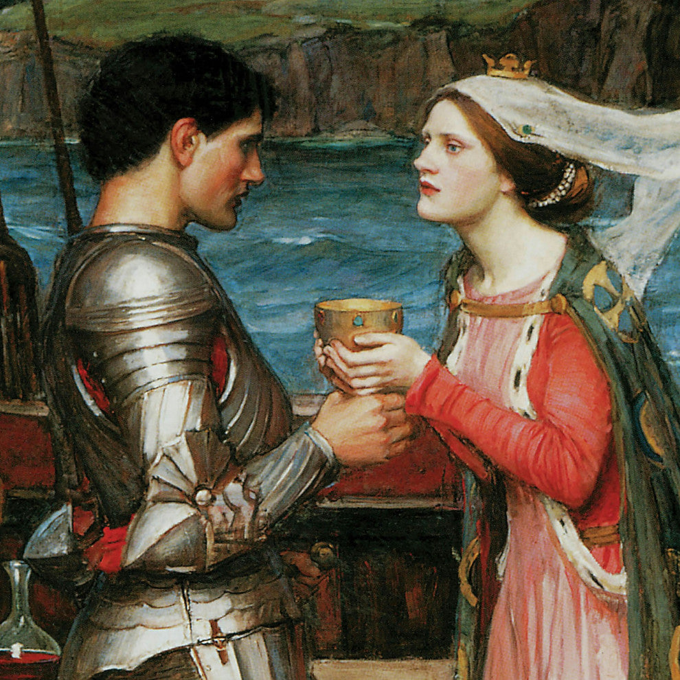 "Tristan and Isolde 1916" Stretched Canvas Replica, 30.5"x39"