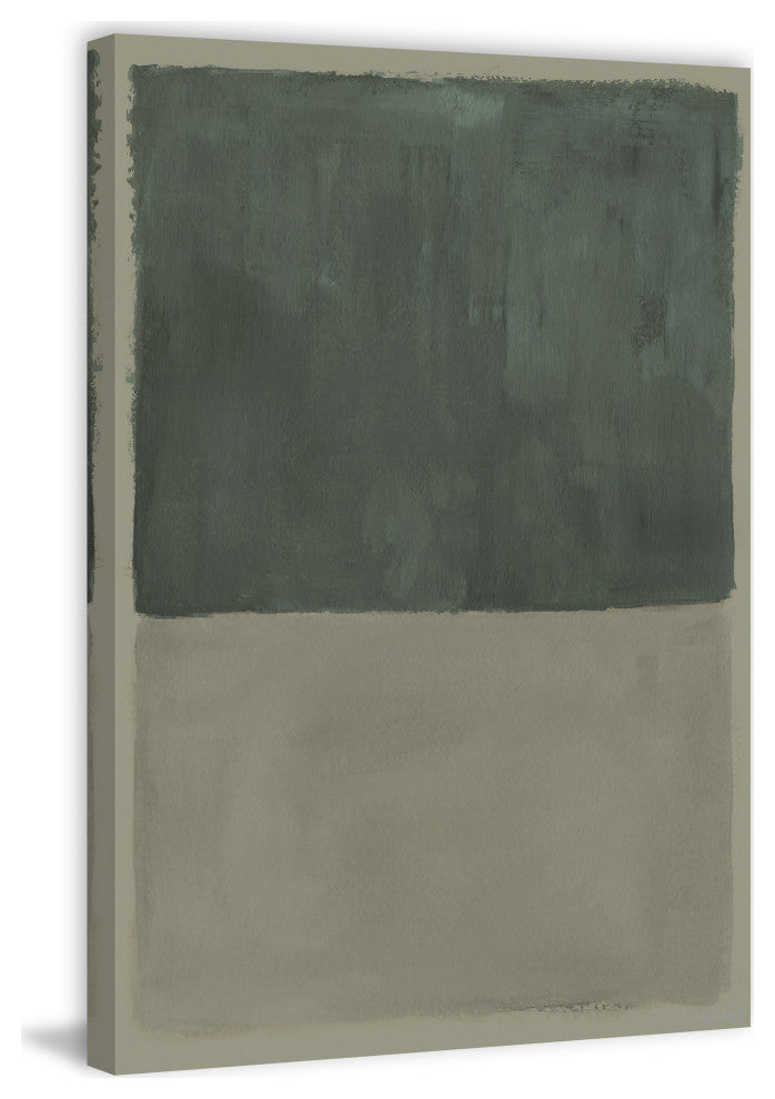 "Into the Darkness" Painting Print on Wrapped Canvas, 24x36