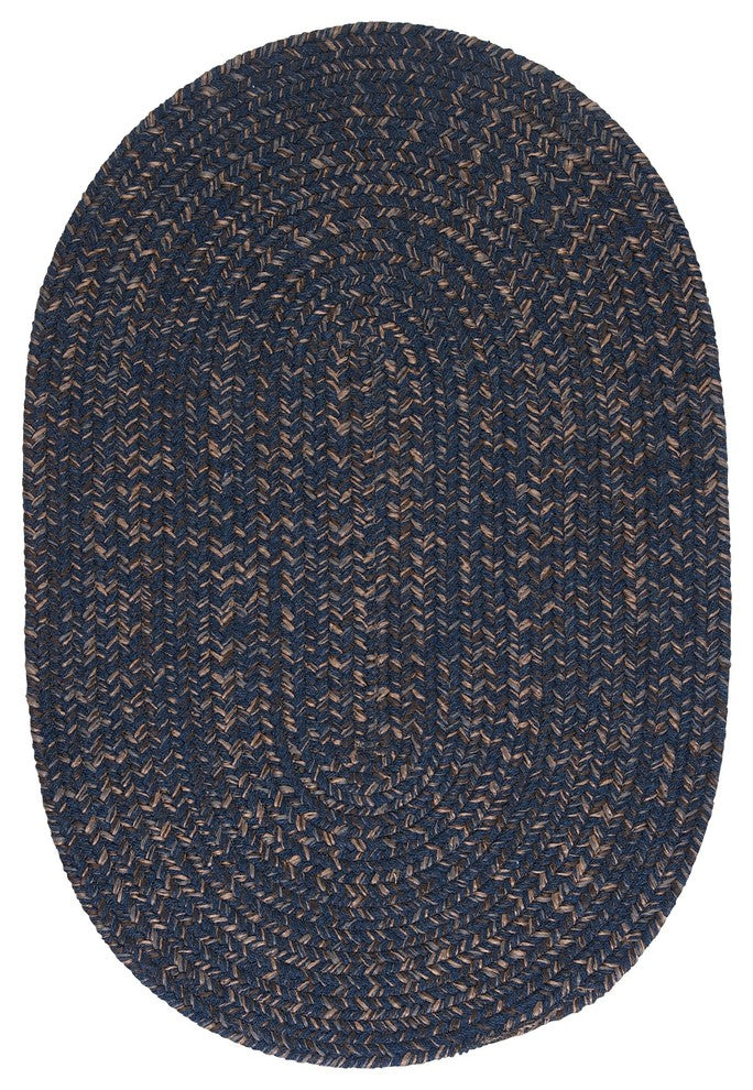 Hayward Rug, Navy, 14"x17" Swatch Sample