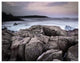 "Sunset, Atlantic Ocean, Thunder Hole, Acadia National Park" Paper Art, 26"x20"