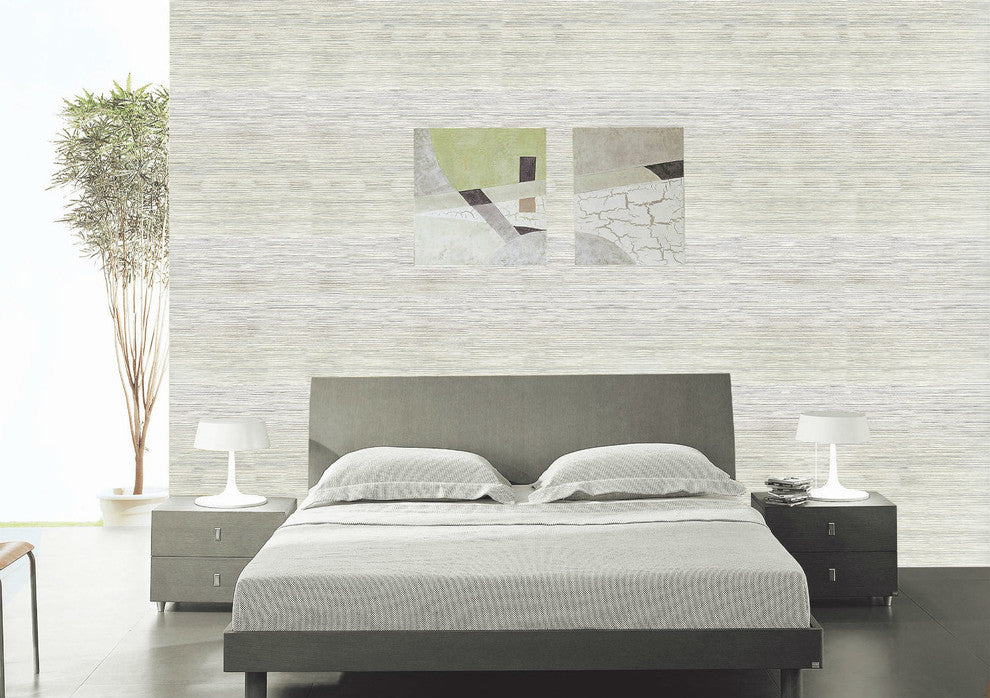 Legion Furniture Stripes Wall Paper, Off-White, 36"x18'