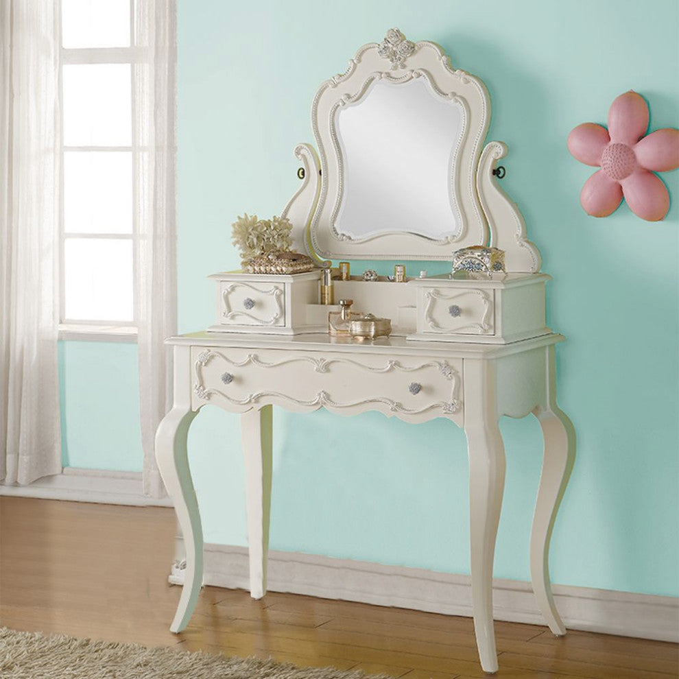 ACME Edalene Vanity Desk W/Mirror