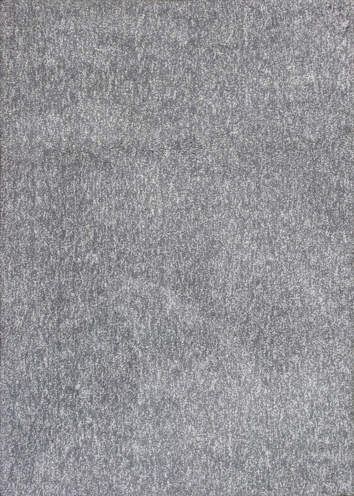 HomeRoots 9' x 13' Polyester Grey Heather Area Rug