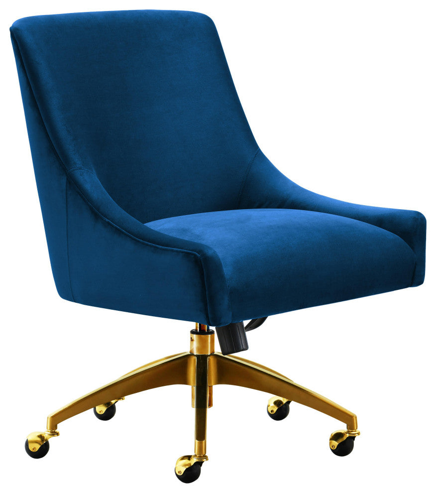 Beatrix Navy Office Swivel Chair - Navy
