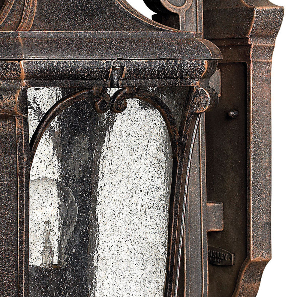 Hinkley Trafalgar Medium Wall Mount Lantern, Mocha