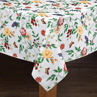 Enchanted Garden 100% Vynil Tablecloth, 60"x120"