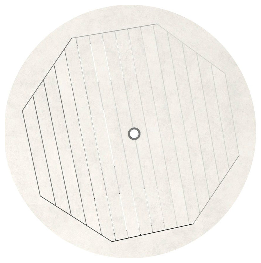 Sequoia 48" Round Dining Table, Harbor Gray