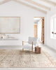 Theia Rug, Natural and Rust, Natural/Rust, 1'6"x1'6" Sample