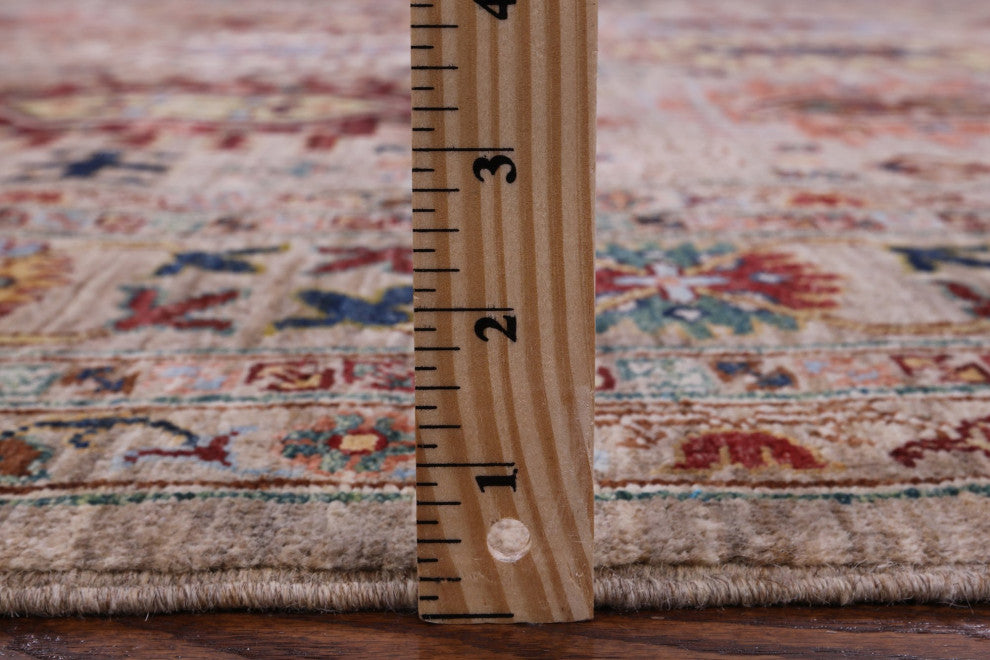 6' 11" X 9' 10" Fine Turkmen Ersari Handmade Wool Rug Q10189