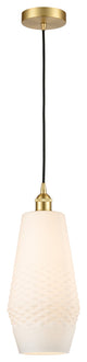 Innovations 616-1P-SG-G681-7 1-Light Mini Pendant, Satin Gold