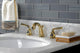 Kingston Brass KB912RXL Widespread Bathroom Faucet, Pop-Up Drain