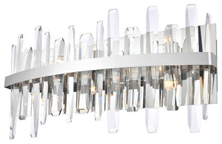 Modern Chrome 6-Light Bath Sconces