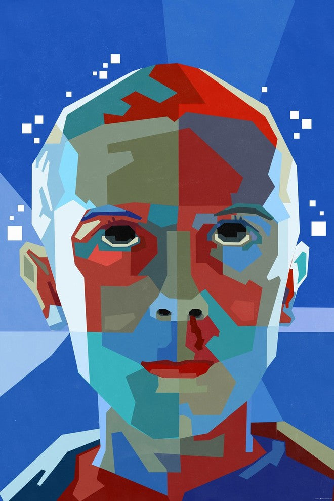 "Stranger Things" Painting Print on Wrapped Canvas, 30"x45"