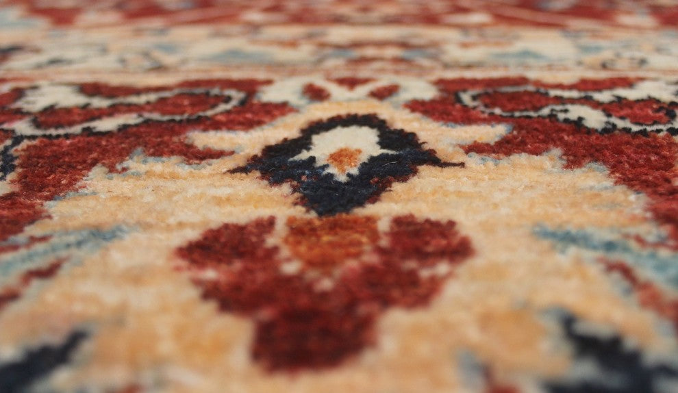 Aria Fine Chobi Radmund Red-Rust/Blue Rug 7'11x9'4