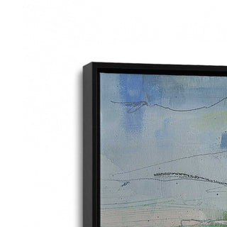 "Twilight's First Glow" - Abstract Dusk Canvas Art