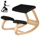 VEVOR Wooden Ergonomic Kneeling Chair Memory Seat Cushion Relieving Body Black
