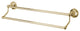 Kingston Brass 18" Dual Towel Bar, Polished Brass