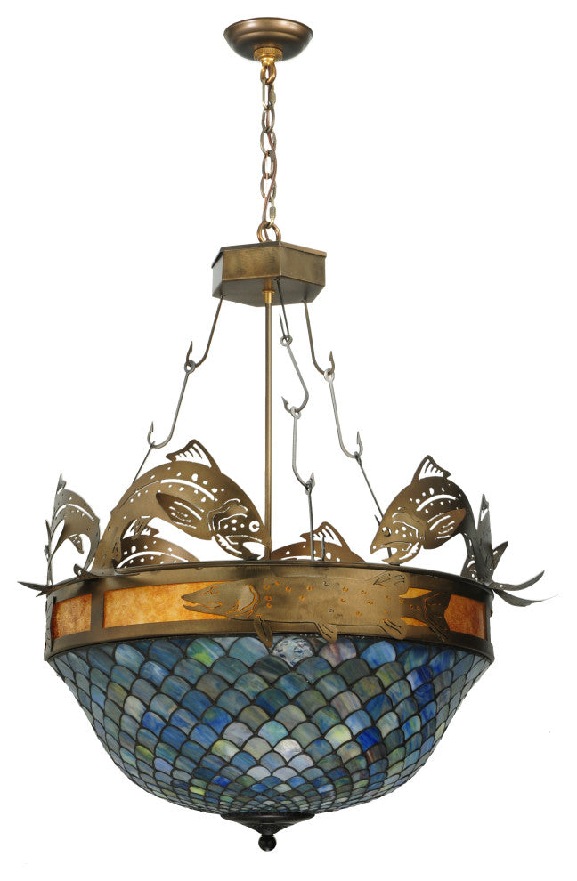 30W Catch of the Day Fishscale Inverted Pendant