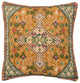 Surya Shadi SD-008 22"x22" Pillow Kit, Mustard/Green/Blue/Rose/Khaki