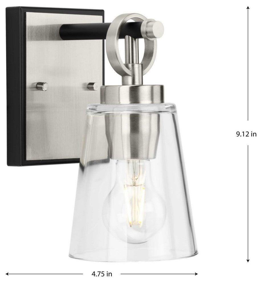 Cassell Collection Bath and Vanity Light, Brushed Nickel