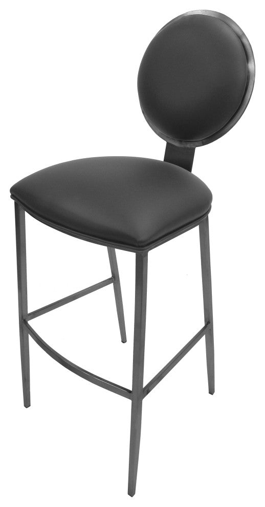 535 Stainless Steel Bar Stool 26" 30" Extra Tall  35", Grey, 30"