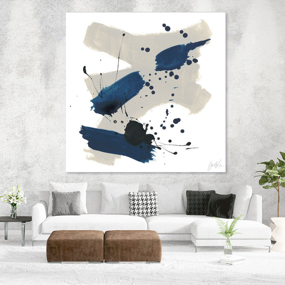 "Kanji III" Fine Art Giant Canvas Print, 54"x54"