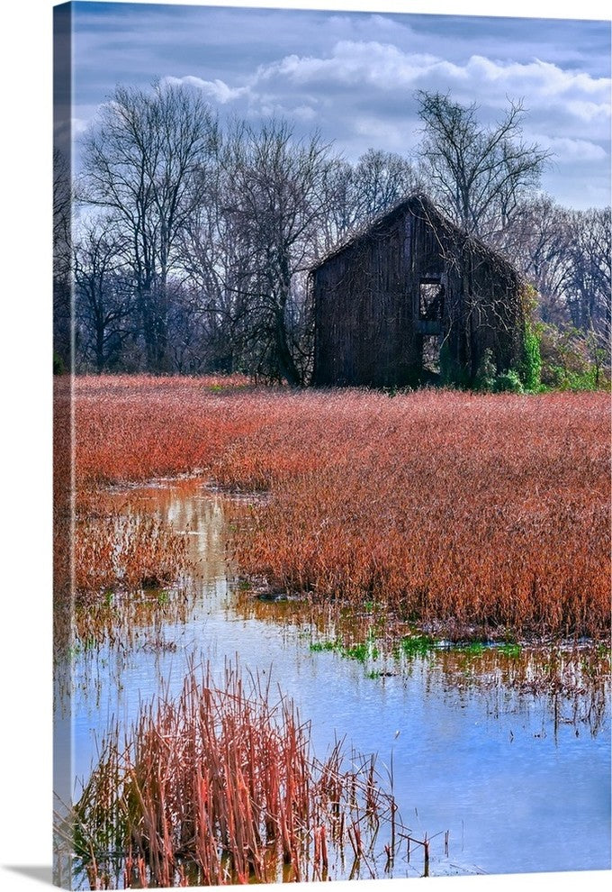 "Chesapeake Barn" Wrapped Canvas Art Print, 22"x30"x1.5"