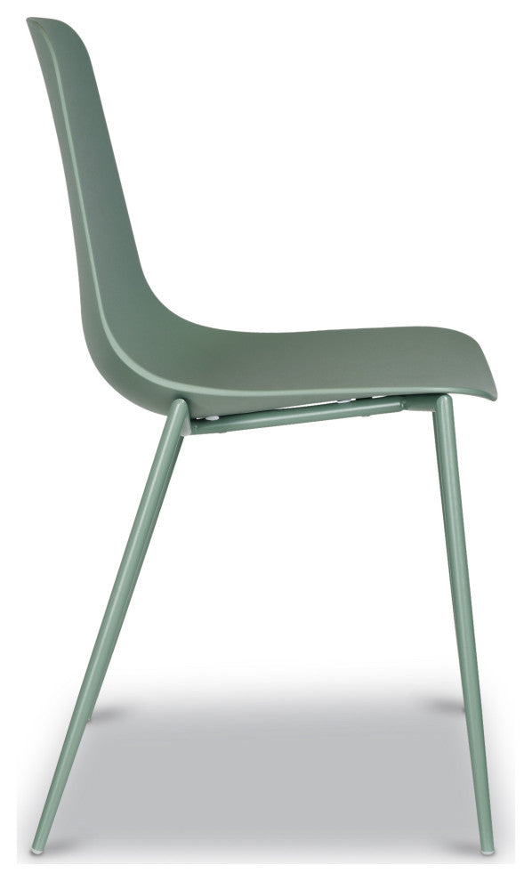 Poly and Bark Isla Chair, Pistachio Green, Set of 4