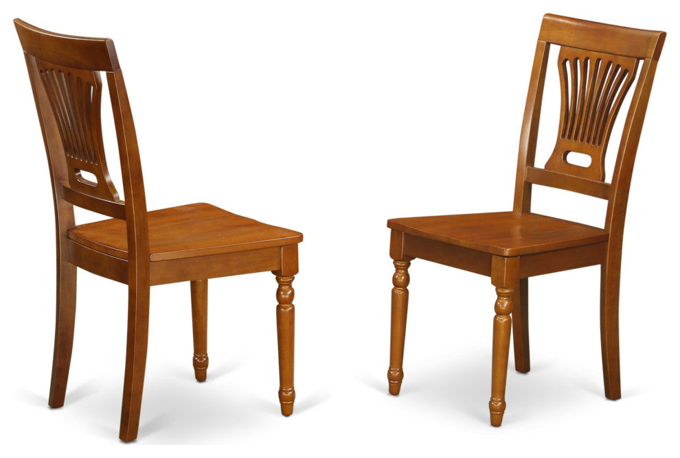 Plai5-Sbr-W 5-Piece Dining Room Set-Dining Table Plus 4 Dining Chairs
