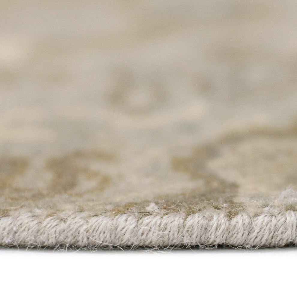 Vintage Oletha Area Rug, Blue, 9' x 12', Bordered