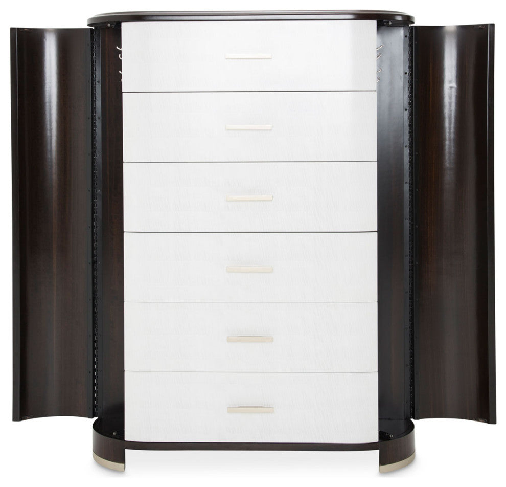 Paris Chic 6-Drawer Chest - Espresso