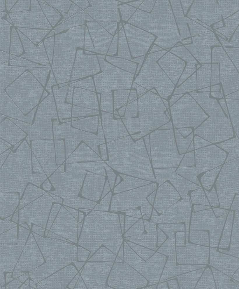 Geometric Textured Wallpaper Featuring Random Square Shapes, 82017