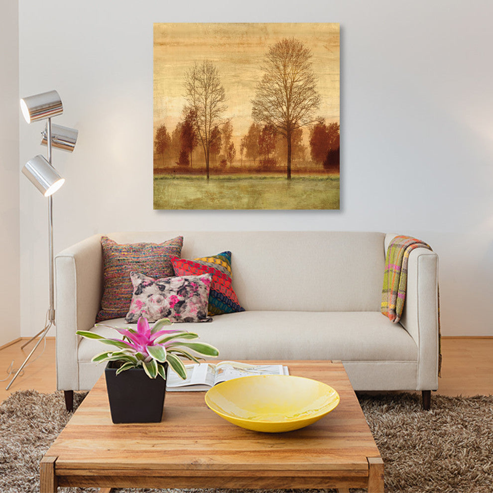 "Golden Sunrise I" by Chris Donovan, Canvas Print, 18"x18"