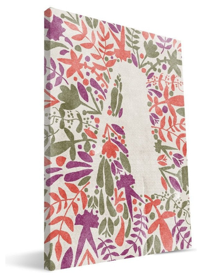 Monogram Collection "A" Canvas Print, 8"x12"