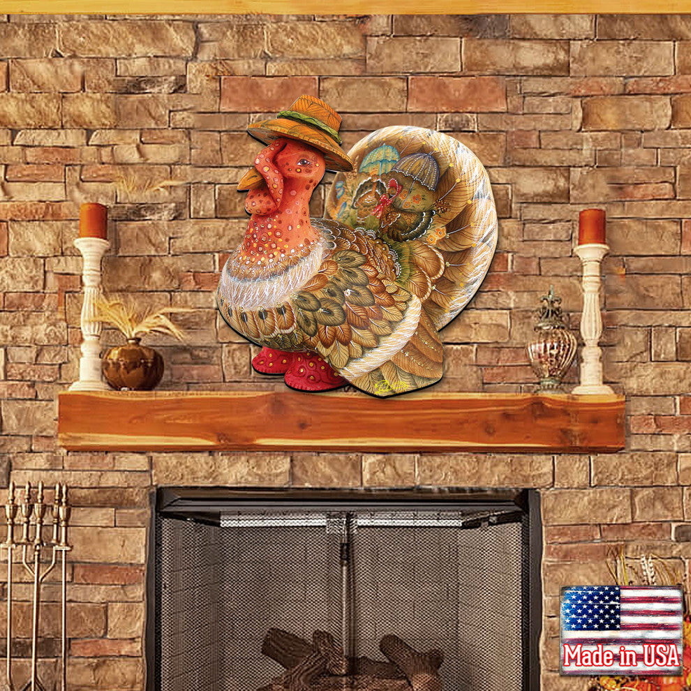 Thanksgiving Tom The Turkey Door Hanger
