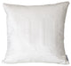 Parkland Collection Iphis White Throw Pillow, Square